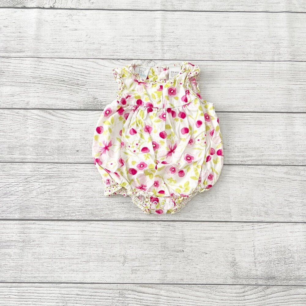 Koala Baby Floral Sleeveless Bubble Romper